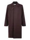 Studio Nicholson Cabo Button Coat In Brown