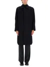 Studio Nicholson "cabo" Coat In Black