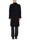 Studio Nicholson "cabo" Coat In Blue