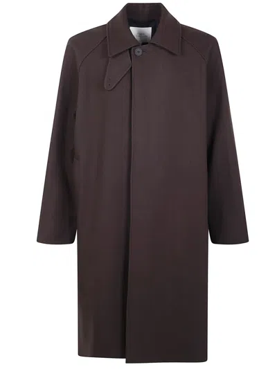 STUDIO NICHOLSON STUDIO NICHOLSON "CABO" RAGLAN WOOL COAT CLOTHING