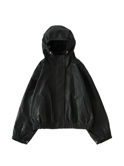Studio Nicholson Cabot Hooded Jacket In Black