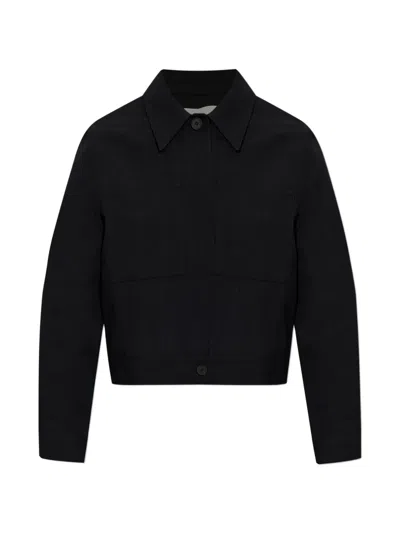 Studio Nicholson Calder Patch-pocket Jacket In Black