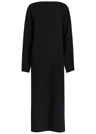 Studio Nicholson Cali Wool-blend Midi Dress In Black