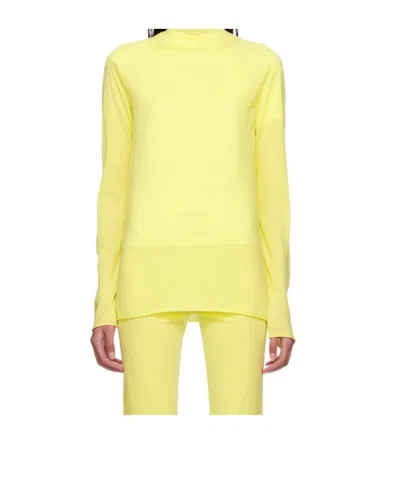 Studio Nicholson Calid Roll-neck Knitted Jumper In Yellow