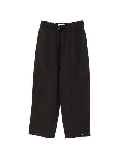 Studio Nicholson Calvo Elasticated-waist Trousers In Black