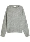 Studio Nicholson Camden Wool And Cashmere-blend Jumper In Gray