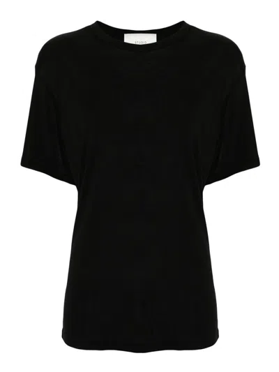 Studio Nicholson Ribbed Jersey T-shirt In Black