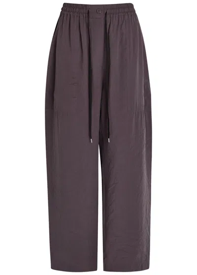 Studio Nicholson Capel Modal-blend Trousers In Purple