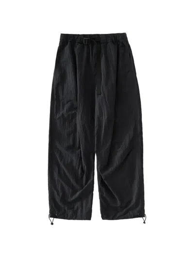 Studio Nicholson Caro Belted Trousers In Black