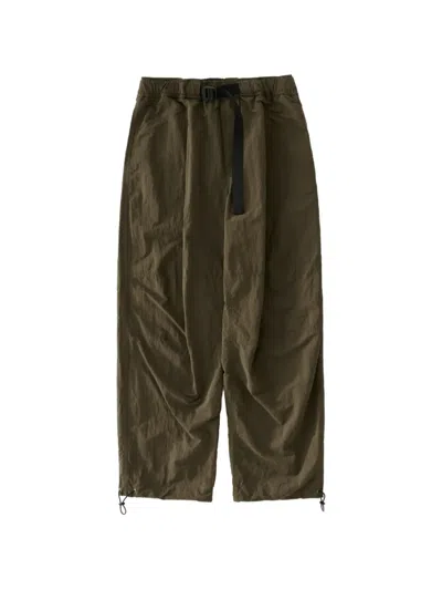 Studio Nicholson Caro Water-repellent Trousers In Green