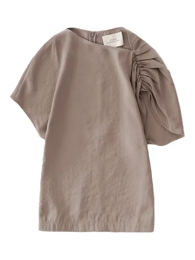Studio Nicholson Carpi Top Taupe In Neutral