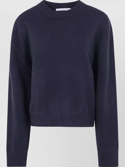 Studio Nicholson Cashmere Wool Crew Neck Jumper In Blue
