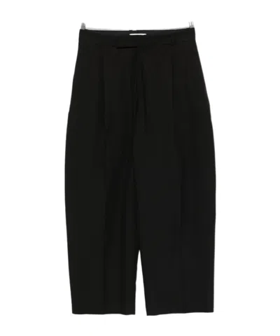 Studio Nicholson Casual Pants With Belt Loops In Black