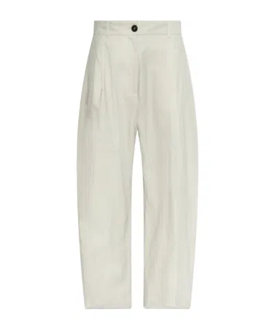 Studio Nicholson Casual Pants With Belt Loops In White