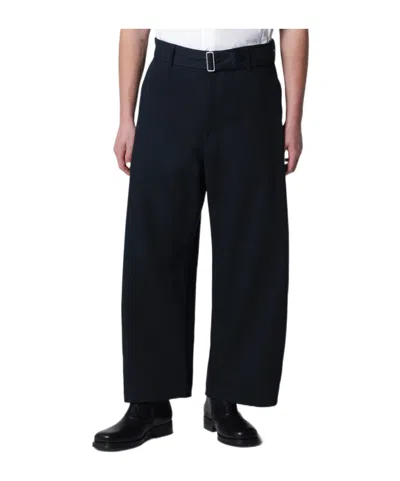 Studio Nicholson Casual Trousers With Belt Loops In Black