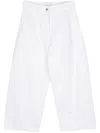 Studio Nicholson Chalco Mid-rise Wide-leg Jeans In White