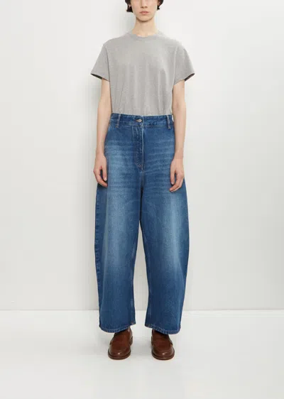 Studio Nicholson Chalco Denim Pant In Blue