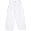 Studio Nicholson Chalco Mid-rise Wide-leg Jeans In White