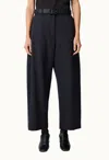 Studio Nicholson Chalco Pants In Darkest Navy In Black