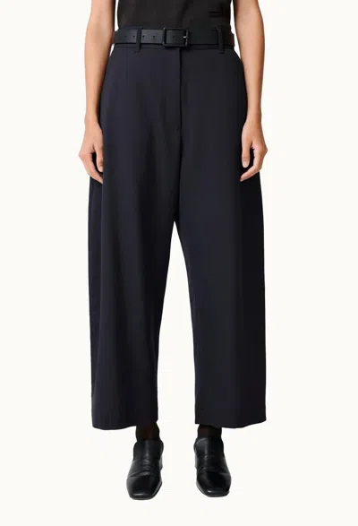 Studio Nicholson Chalco Pants In Darkest Navy In Black