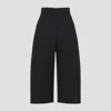 Studio Nicholson Buttoned High-waisted Trousers In Black