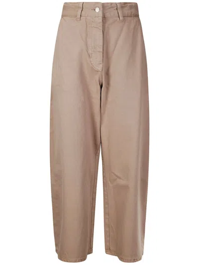 Studio Nicholson Chalco Wide Leg Denim Jeans In Neutral