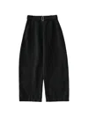Studio Nicholson Chatto Belt-loop Trousers In Black