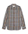 Studio Nicholson Checked Brushed-cotton Shirt In Multi