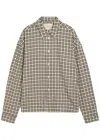 Studio Nicholson Checked-pattern Button-fastening Shirt In Multi
