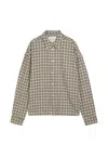 Studio Nicholson Checked-pattern Button-fastening Shirt In Pattern