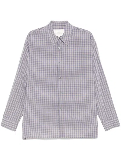 STUDIO NICHOLSON CHECKED SHIRT