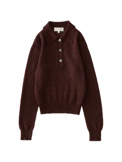 Studio Nicholson Chesapeake Polo Top In Red