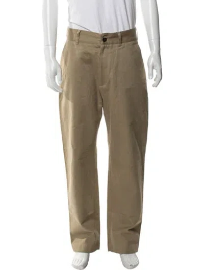 Pre-owned Studio Nicholson Chinos In Neutral