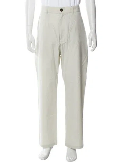 Pre-owned Studio Nicholson Chinos W/ Tags In Neutral