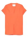 Studio Nicholson Orange Circe Linen Top