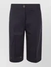 Studio Nicholson City Pleated Shorts Pockets In Black