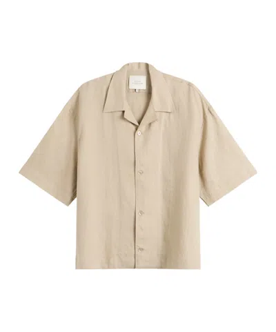 Studio Nicholson Classic Collared Shirt In Neutral