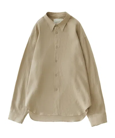 Studio Nicholson Classic Long-sleeve Shirt In Neutral