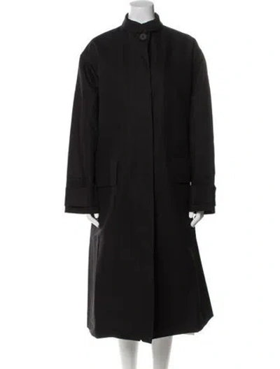 Pre-owned Studio Nicholson Coat In Black