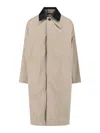 Studio Nicholson Beige Structured Jacket With Minimalist Design In Multi