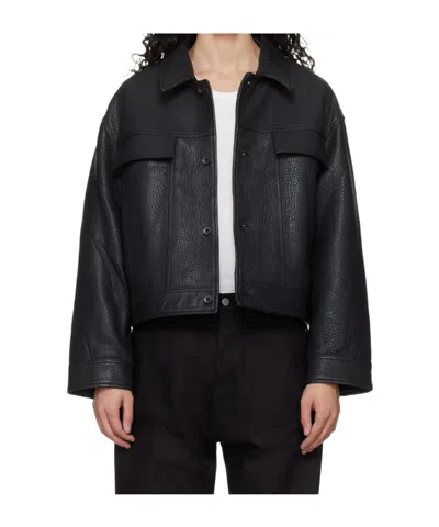 Studio Nicholson Collared Jacket In Black