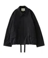 Studio Nicholson Comba Jacket Darkest Navy In Black