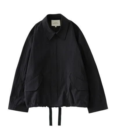 Studio Nicholson Comba Jacket Darkest Navy In Black