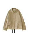 Studio Nicholson Comba Point-collar Jacket In Nude