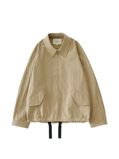 Studio Nicholson Comba Point-collar Jacket In Nude