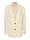 Studio Nicholson Conde Single-breasted Blazer In Neutrals