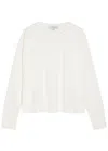Studio Nicholson Loop Oversized Mercerized Cotton Jersey Tee In White