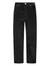 Studio Nicholson Wide Leg Forward Seam Trousers In Black