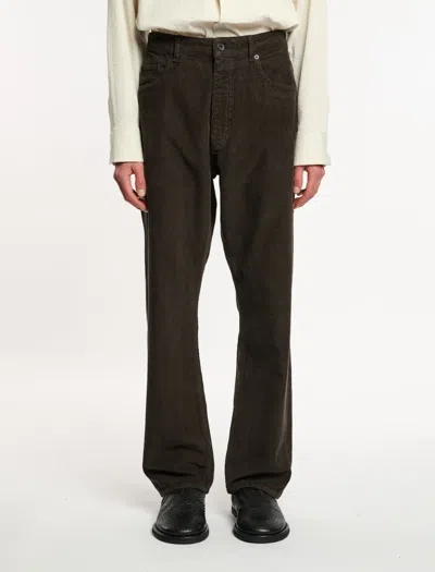Studio Nicholson Corduroy Trousers In Brown