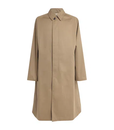 Studio Nicholson Cotton-blend Car Coat In Beige